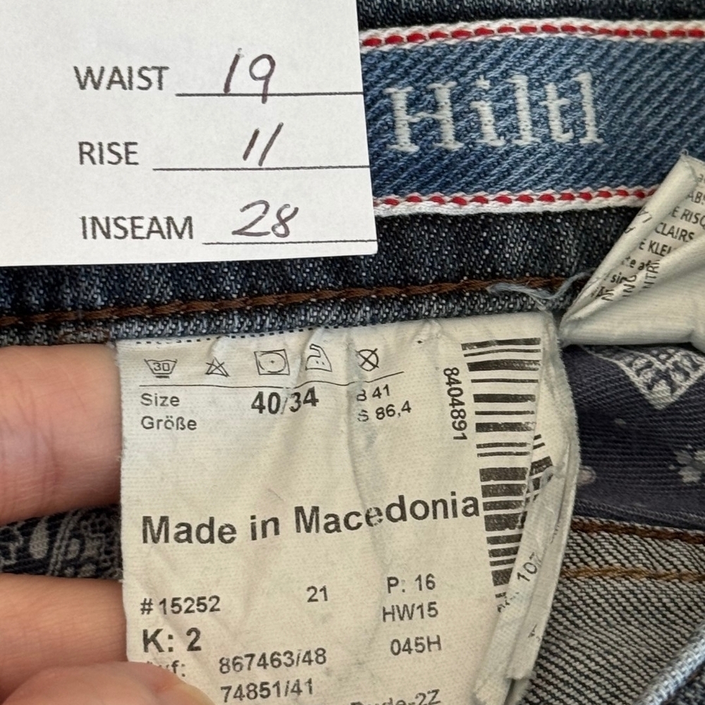 Hiltl Men’s Jeans 40x34 Blue Denim Straight Fit Casual Luxury - Picture 2 of 5